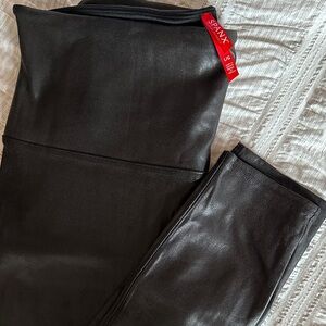 SPANX Shiny Black Leggings